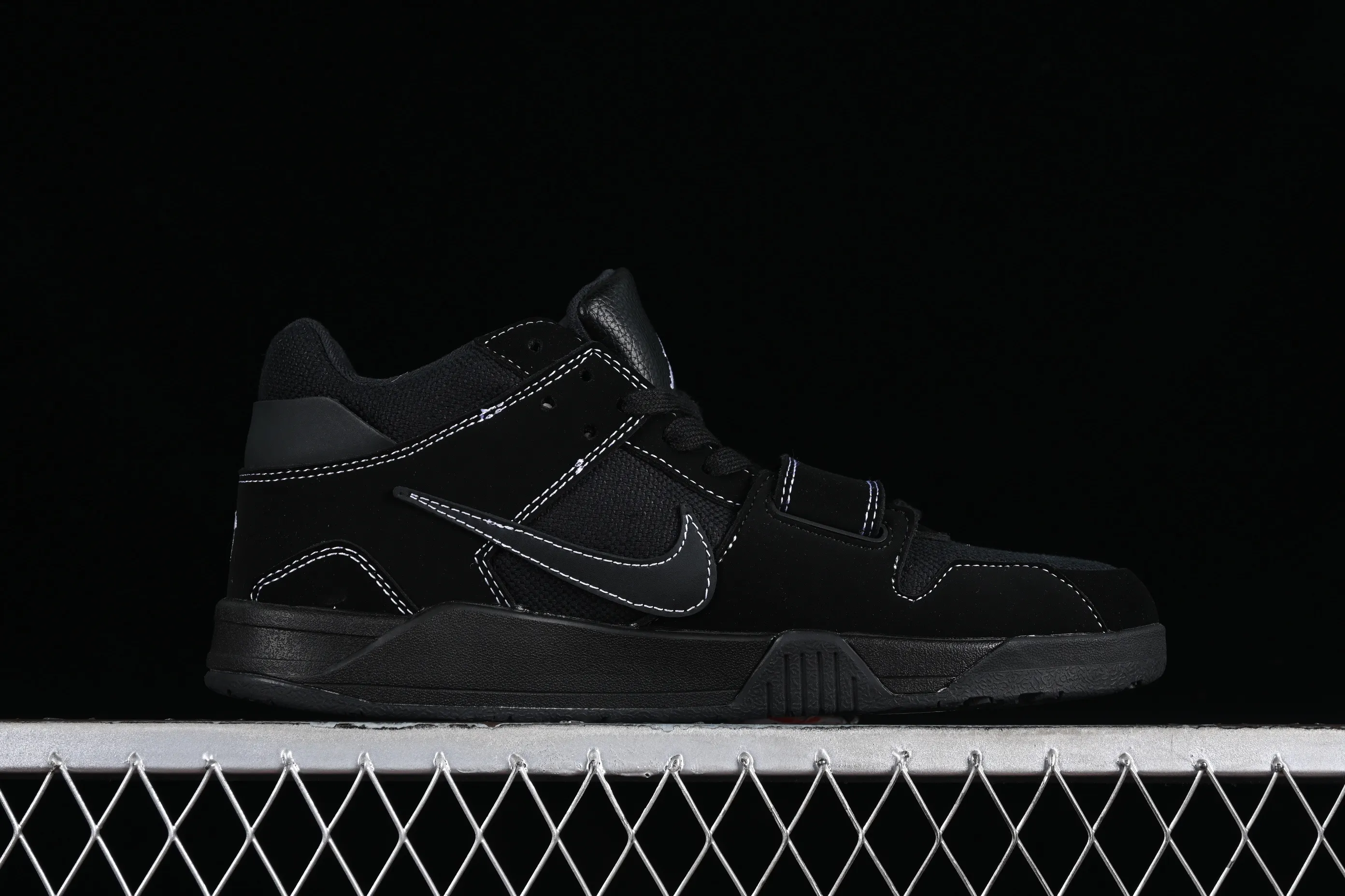 All categories Air Jordan Jordan series basketball shoes Air Jordan 1 Low F version Travis Scott x Jordan Cut The Check AJ1 Joe 1 hook and loop fashion basketball shoes DR9317-001